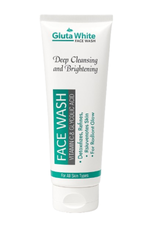 gluta white facewash