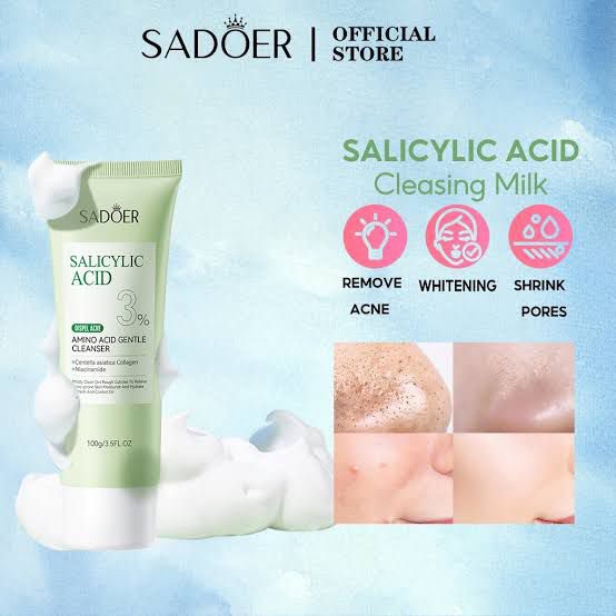 sadoer salicylic acid cleanser – 100g sadoer salicylic acid cleanser – 100g