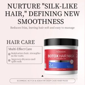 kormesic 2 in 1 botox & keratin hair mask 500ml