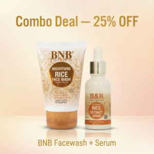 bnb face wash & bnb serum combo