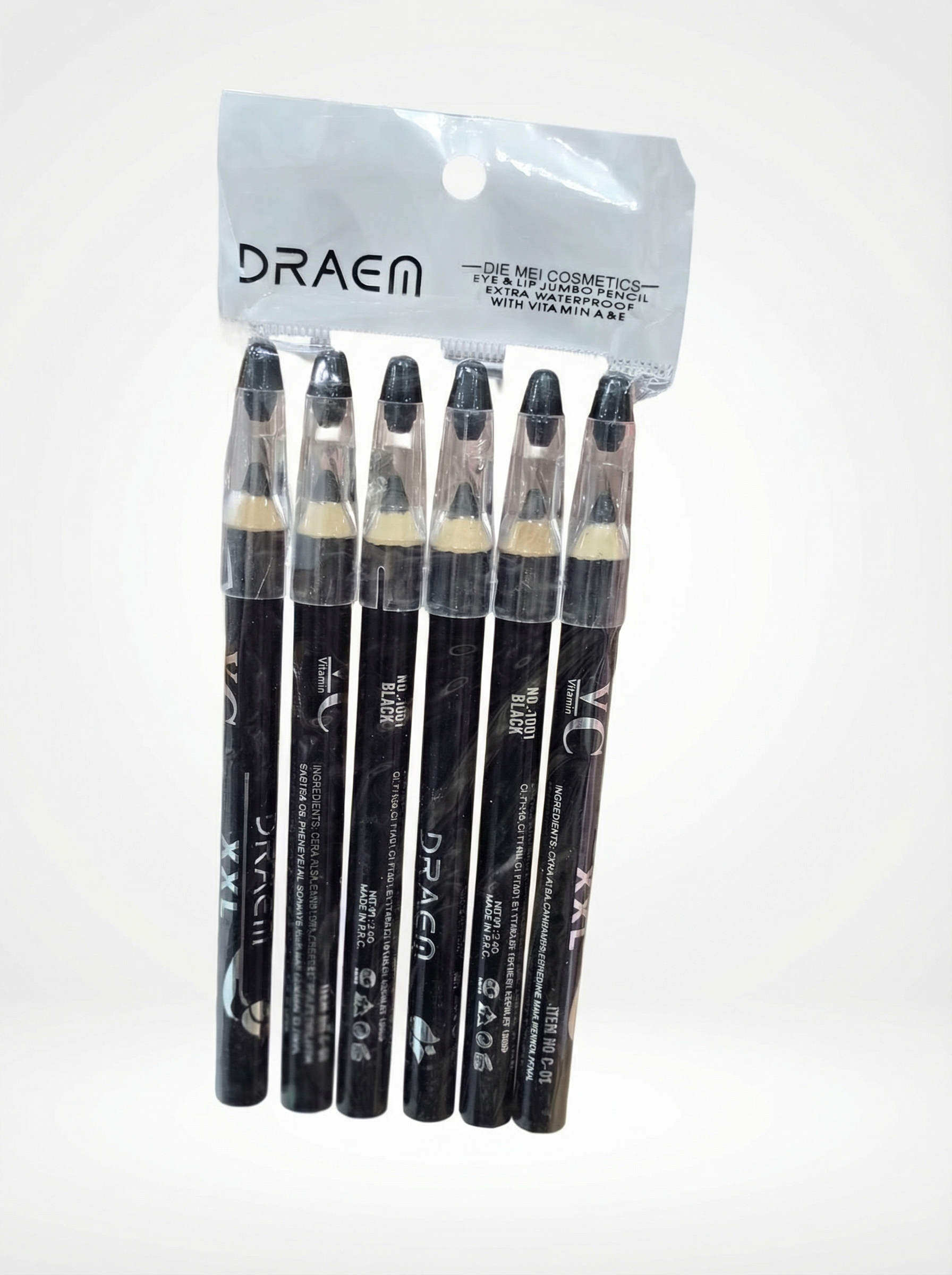 black jumbo pencil with sharpener 6 pcs set black jumbo pencil with sharpener 6 pcs set