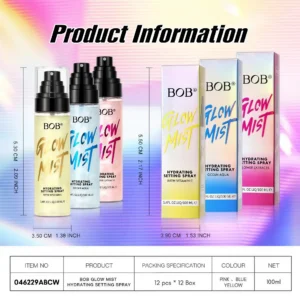 bob glow mist setting spray