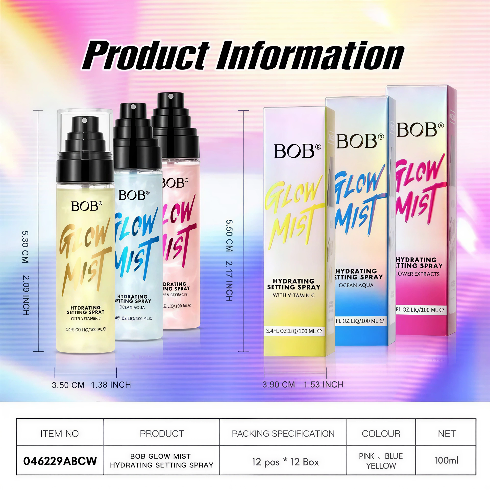 bob glow mist setting spray bob glow mist setting spray