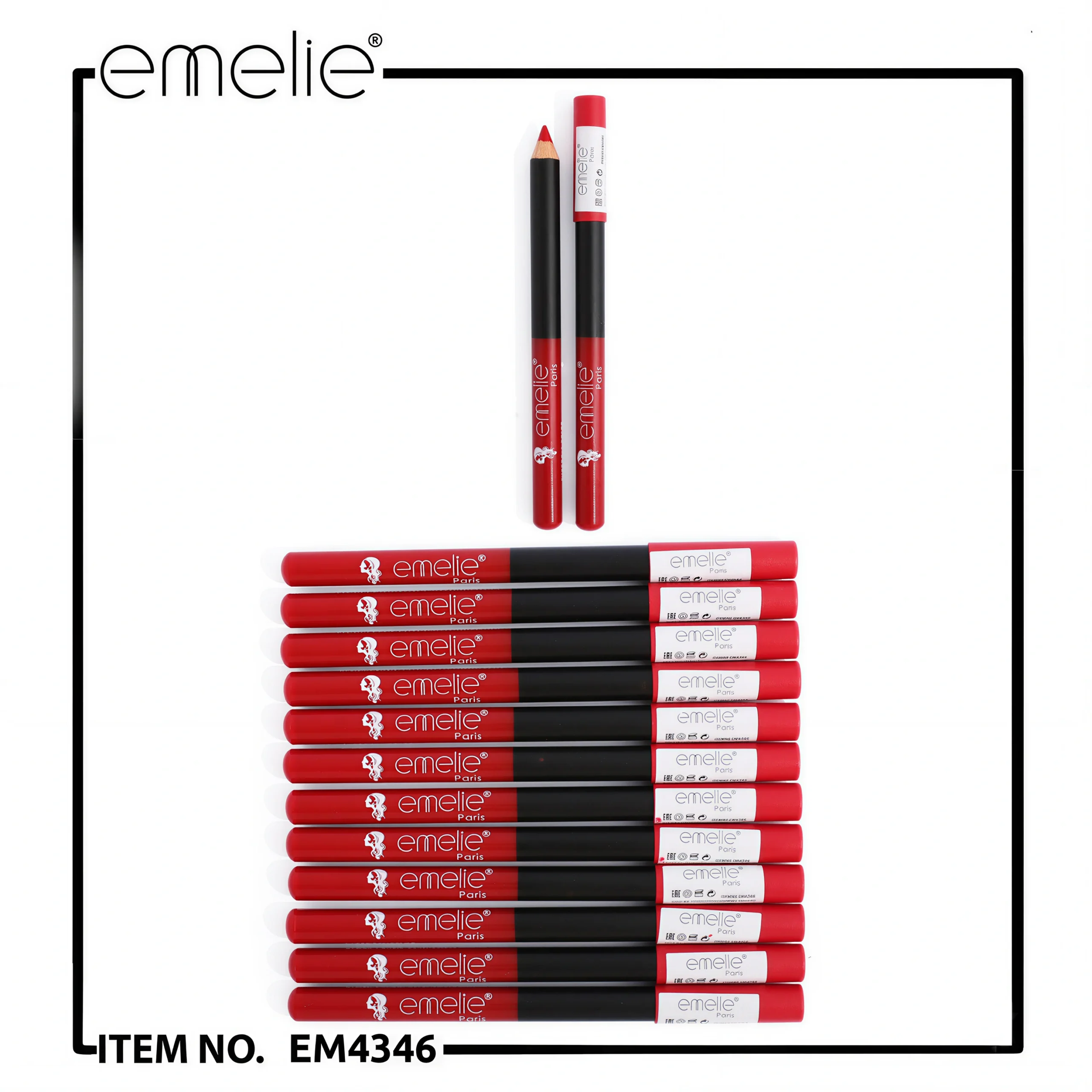 emelie red jumbo pencil. emelie red jumbo pencil.