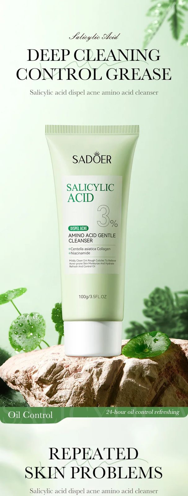 sadoer salicylic acid cleanser – 100g sadoer salicylic acid cleanser – 100g