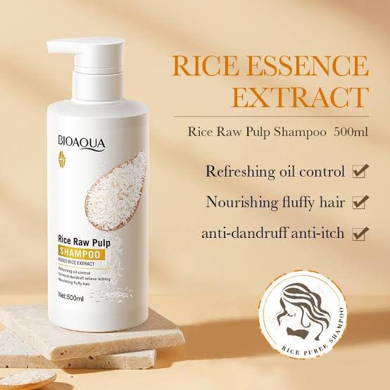 bioaqua rice shampoo 500ml bioaqua rice shampoo 500ml