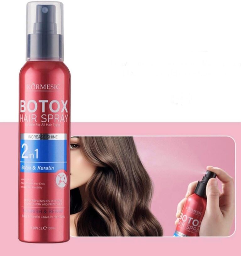 kormesic botox & keratin shine hair spray 150ml