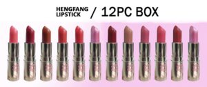 hengfang lipsticksexperience vibrant color and comfort with hengfang lipsticks, designed to deliver intense pigmentation and a silky smooth finish. the creamy formula glides effortlessly on the lips, providing even coverage and long lasting wear without drying. perfect for daily use or special occasions, these lipsticks come in a variety of beautiful shades to suit every mood and skin tone. whether you prefer a natural look or bold glamour, hengfang lipsticks help you achieve flawless, confident lips with ease.