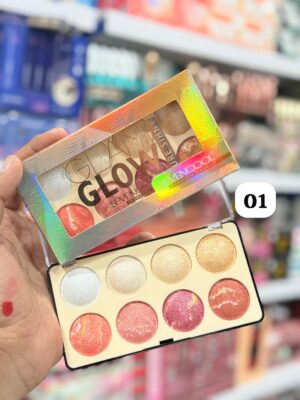 seven cool 8 in 1 terra cotta blush on and highlighter